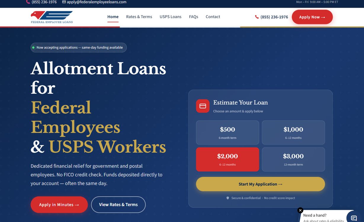 Federal Employee Loans – federalemployeeloans.com