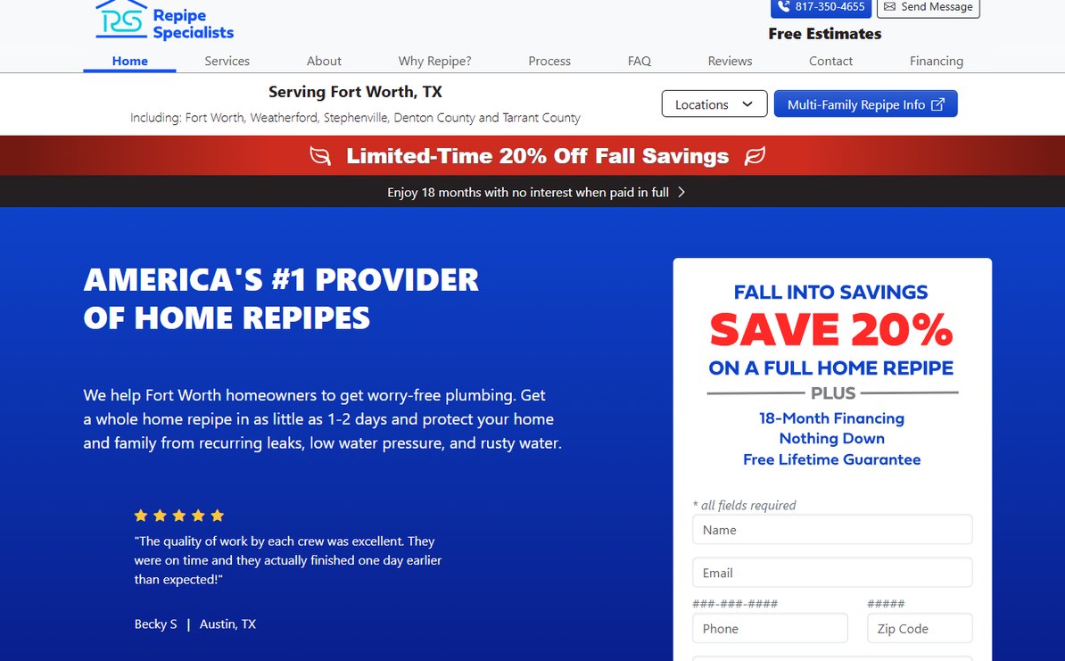 Fort Worth Repipe – fort-worth.repipe.com