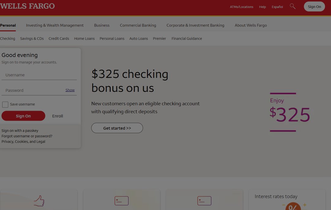 Wells Fargo – wellsfargo.com