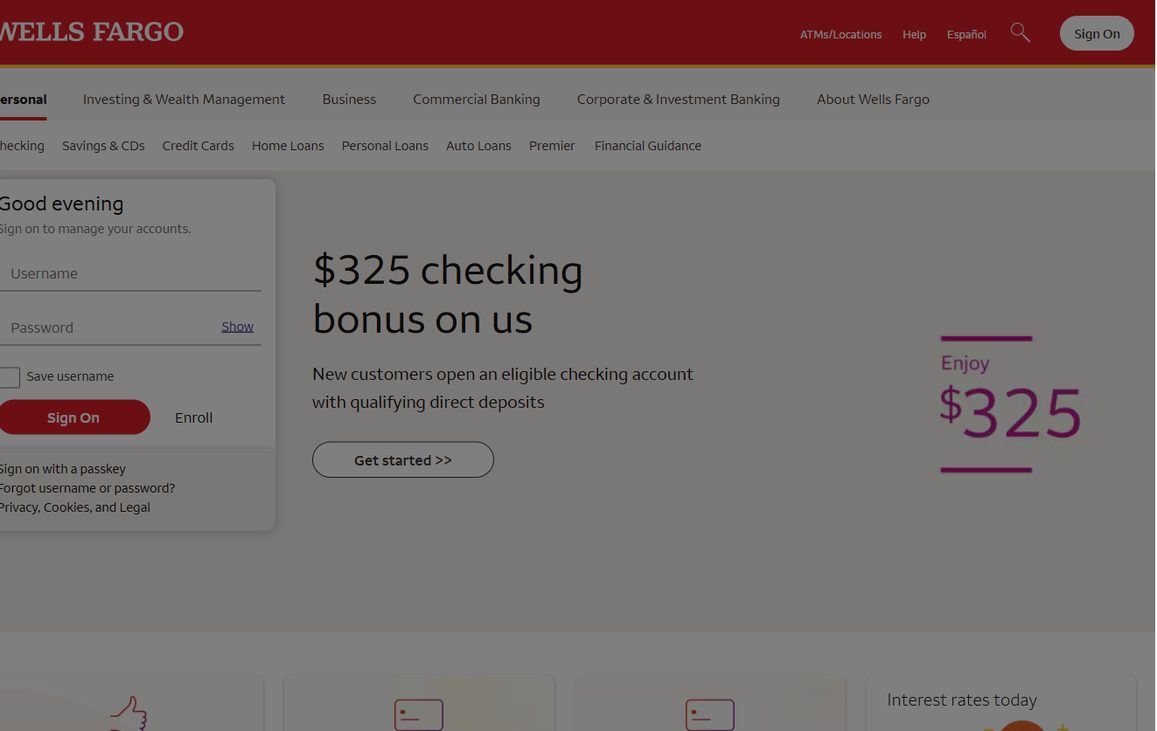 Wells Fargo – wellsfargo.com