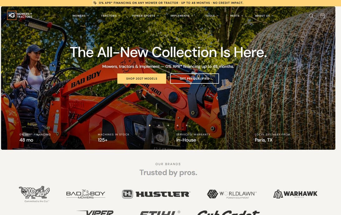 K and G Mowers – kgmowers.com