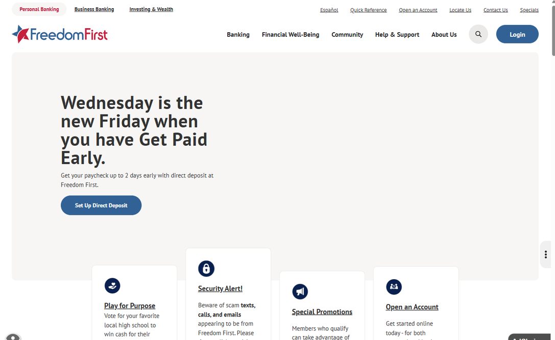 Freedom First Credit Union – freedomfirst.com