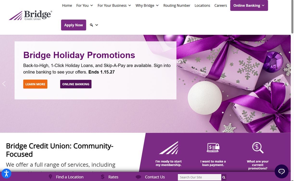 Bridge Credit Union – bridgecu.org