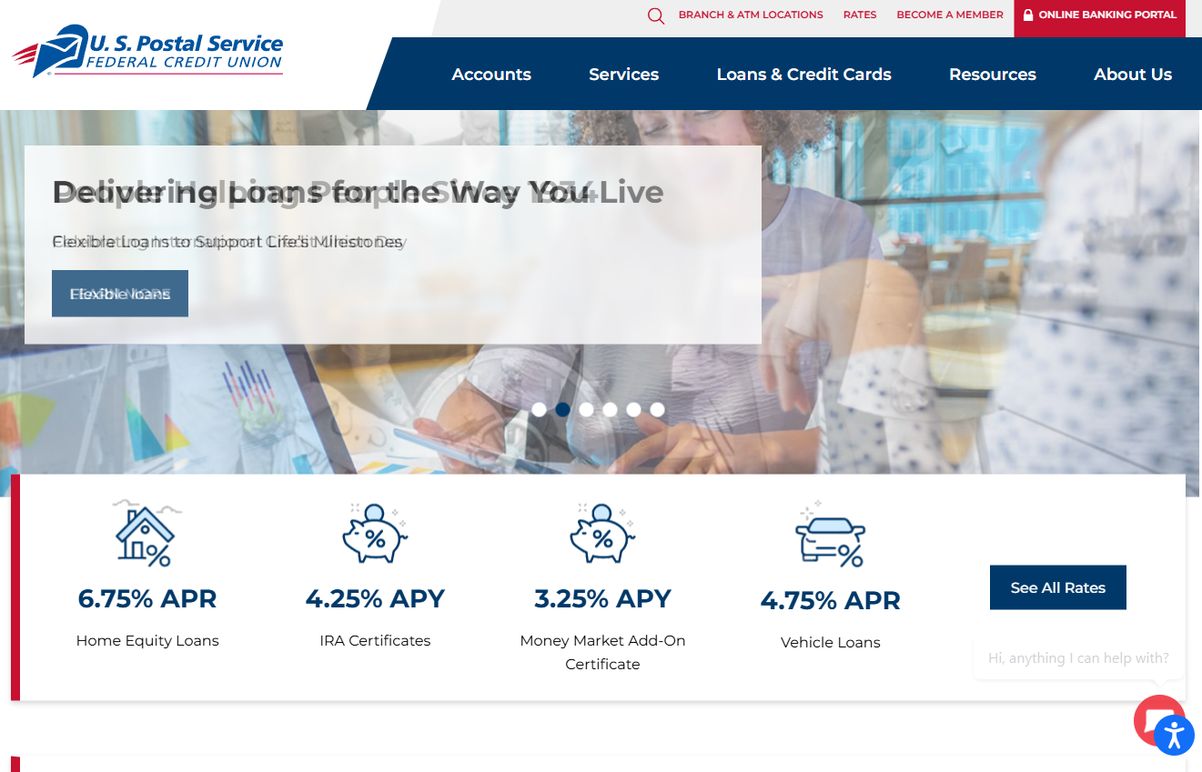 USPS Federal Credit Union – uspsfcu.org